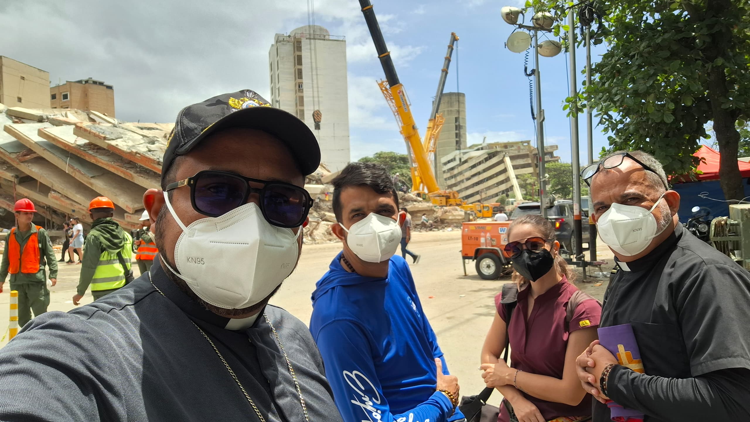 Labores de apoyo en la guaira